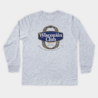 Wisconsin Club Beer Kids Long Sleeve T-Shirt